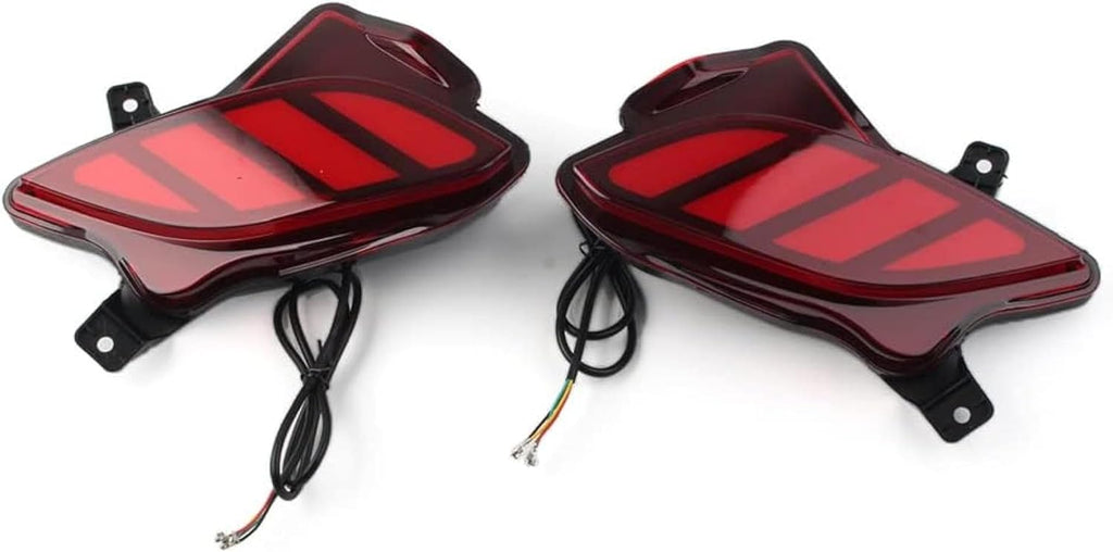 Fog Lights Car Rear Bumper Fog Lamp Brake Light Turn Signals Indicator Left & Right 2Pcs For Highlander 2020 2021 2022