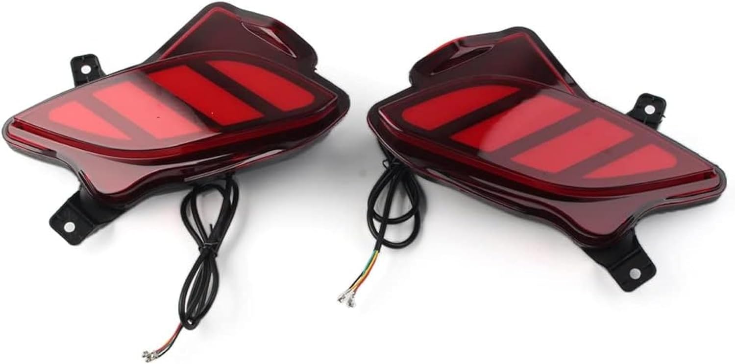 Fog Lights Car Rear Bumper Fog Lamp Brake Light Turn Signals Indicator Left & Right 2Pcs For Highlander 2020 2021 2022