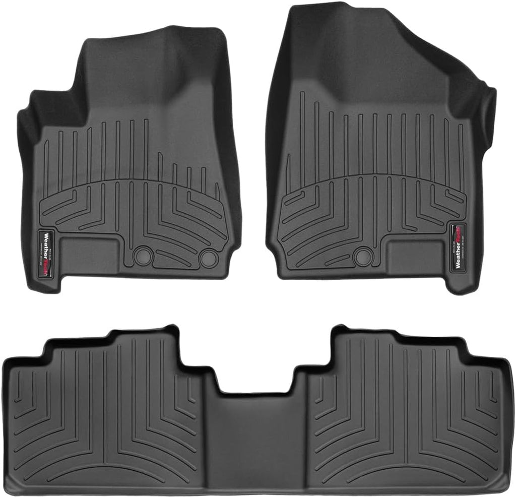 WeatherTech Custom Fit FloorLiners for Cadillac SRX, SRX, 1st & 2nd Row (445211-442782), Black