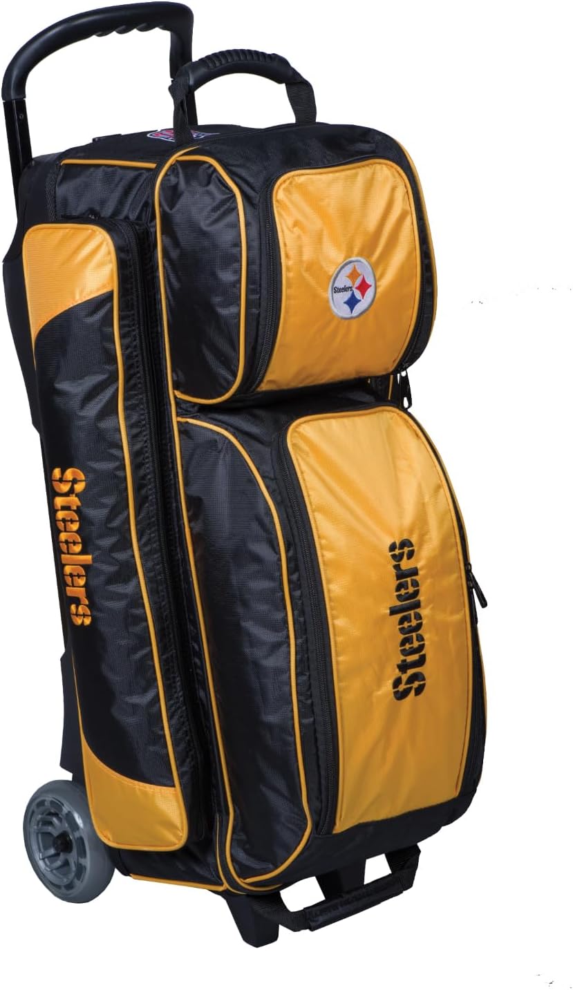Strikeforce Bowling NFL Bowling Roller Bag with Ball, Shoe and Accessory Pockets