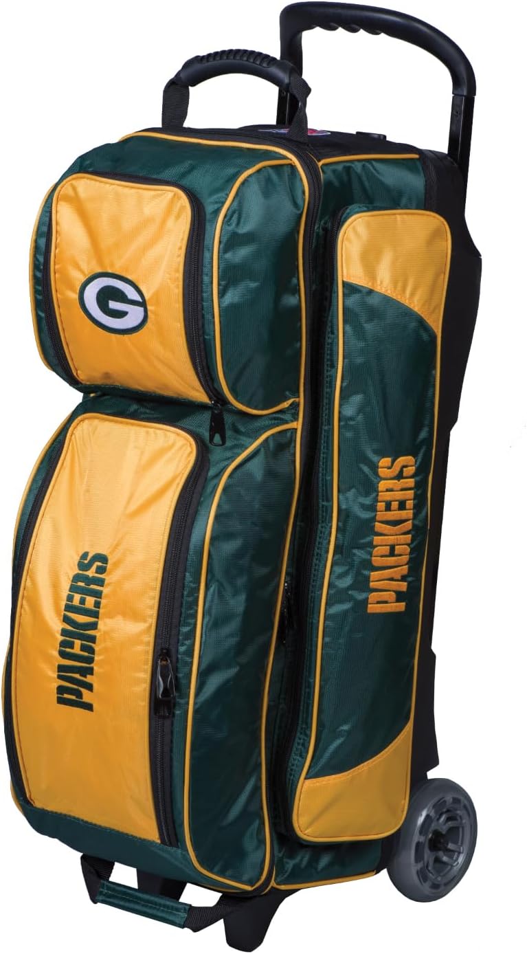 Strikeforce Bowling NFL Bowling Roller Bag with Ball, Shoe and Accessory Pockets