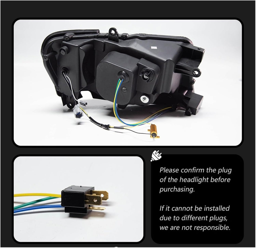 Car Lights Compatible With Patrol Y61 2005-2022 LED Auto Headlights Assembly Upgrade Defender Style Design Bifocal Lens Exterior Accessories