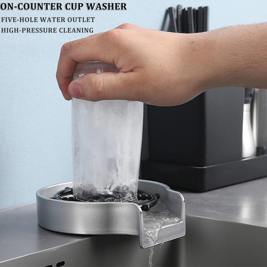 304 Stainless Steel Single Bowl Kitchen Sink Multi-Functional Bar Sink Nano RV Sink with Faucet and Cup Washer Top Mount Or Undermount (Color : Gray, Size : 65x45x21cm) (Gray 60x45x21cm)