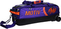 MOTIV Apex Triple Slim-Roller Bowling Bag With Shoe Bag | Compact premium design | Venom Shock LE
