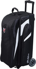 KR Strikeforce Cruiser Triple Roller Bowling Bag with Room for Accessories - Balls - Shoes