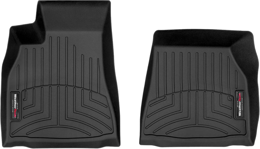 WeatherTech Custom Fit FloorLiners for Tesla Model S - 1st Row (4416661), Black