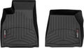 WeatherTech Custom Fit FloorLiners for Tesla Model S - 1st Row (4416661), Black