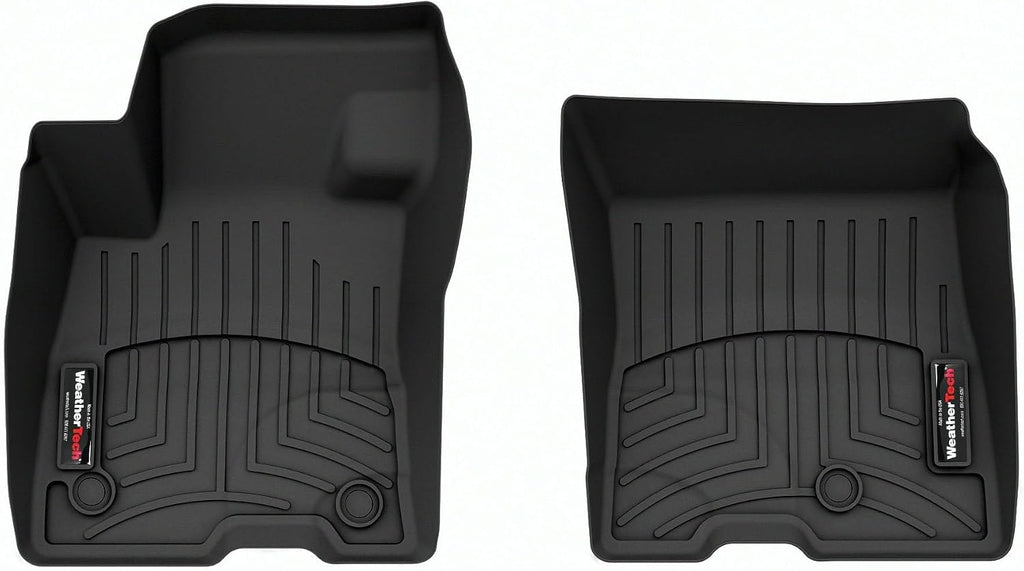 WeatherTech Custom Fit FloorLiners for Ford Maverick Hybrid - 1st Row (4417451), Black