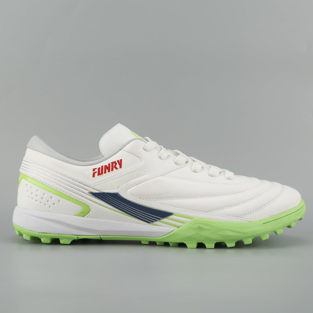 TF Soccer Cleats for Mens, Turf Soccer Shoes,Indoor Footall Cleats Football Boots Training Sneaker White