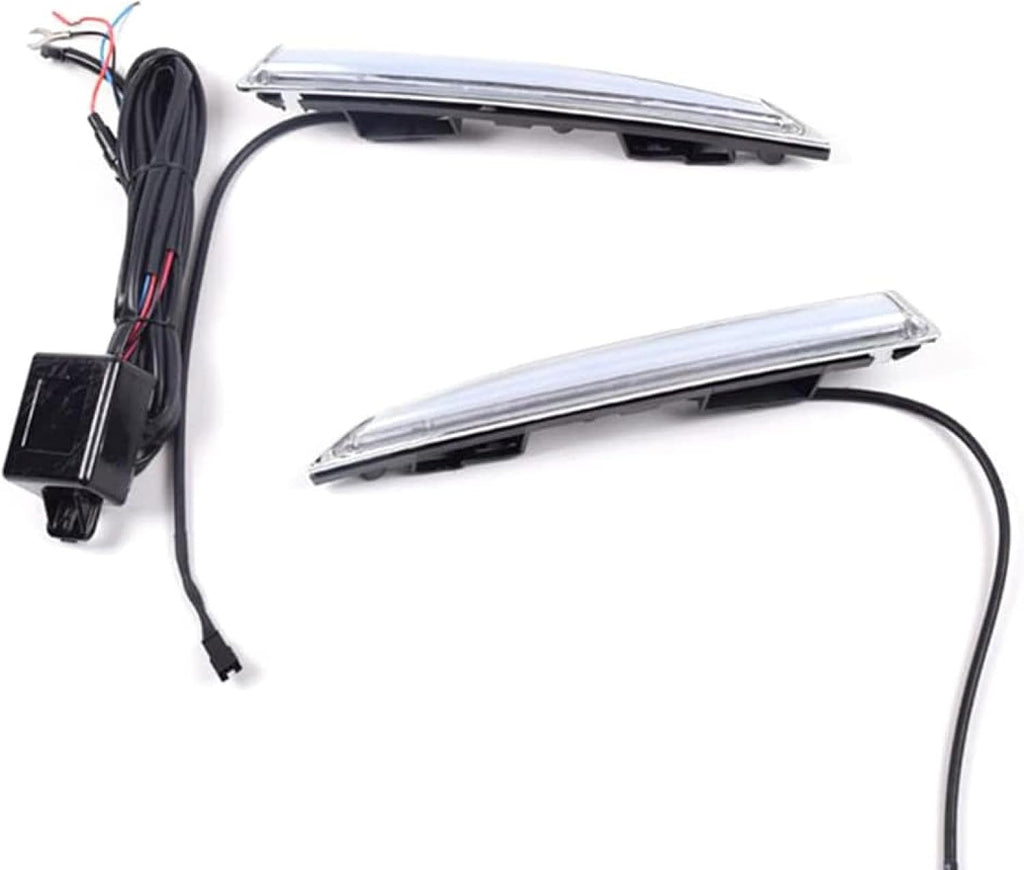 Fog Lights Car DRL Fog Light Daytime Driving Running Lamp Indicator For Kuga For Escape 2013-2016 1Pair