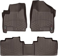 WeatherTech Custom Fit FloorLiners for Cadillac SRX, SRX, 1st & 2nd Row (475211-472782), Cocoa