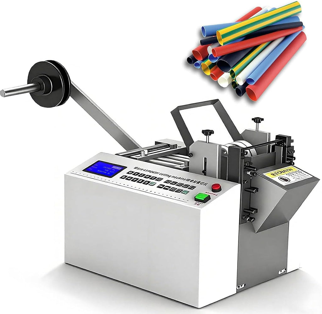 Fully Automatic Heat Shrink Tubing Microcomputer Cutting Machine, Using Microcomputer Control, Suitable for Rubber/Plastic Tubing.