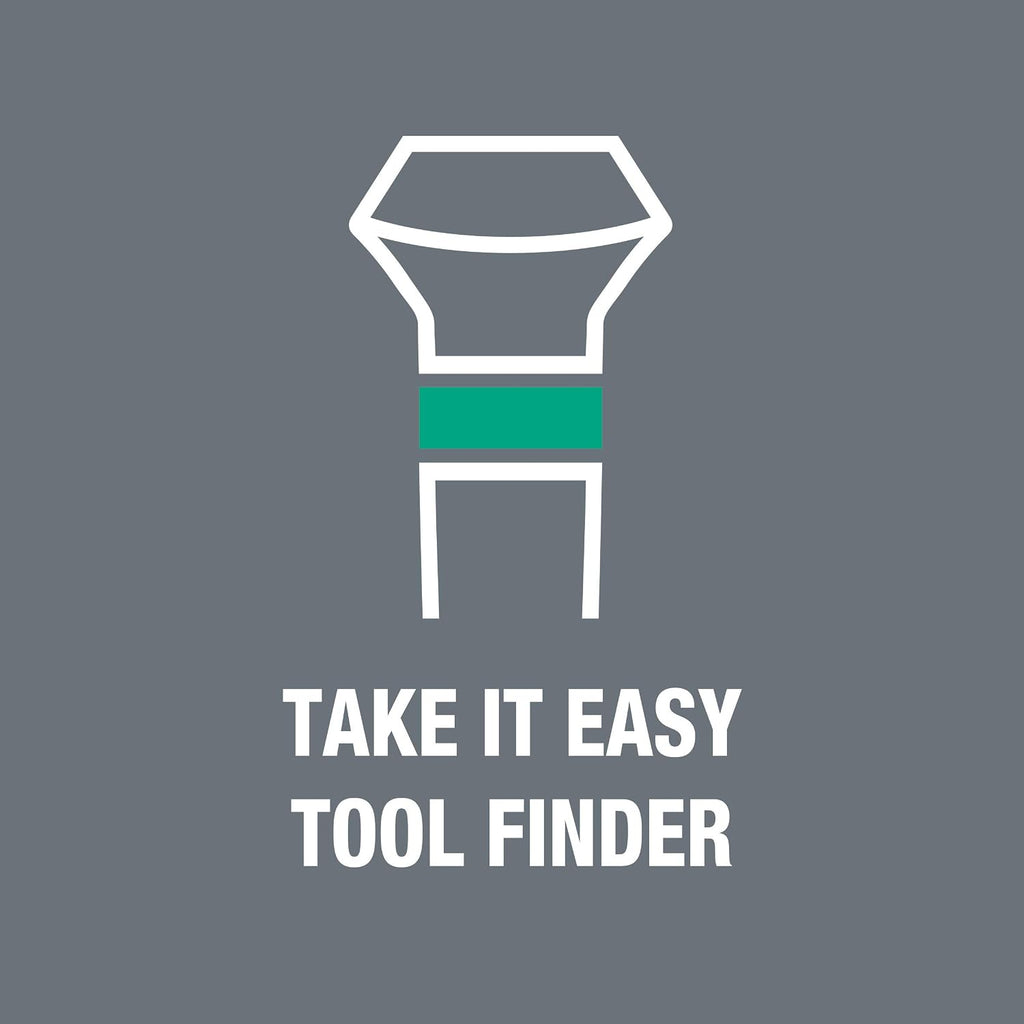 Wera 05150101001 9710 Foam Insert Screwdriver Set 1, 18 Pieces