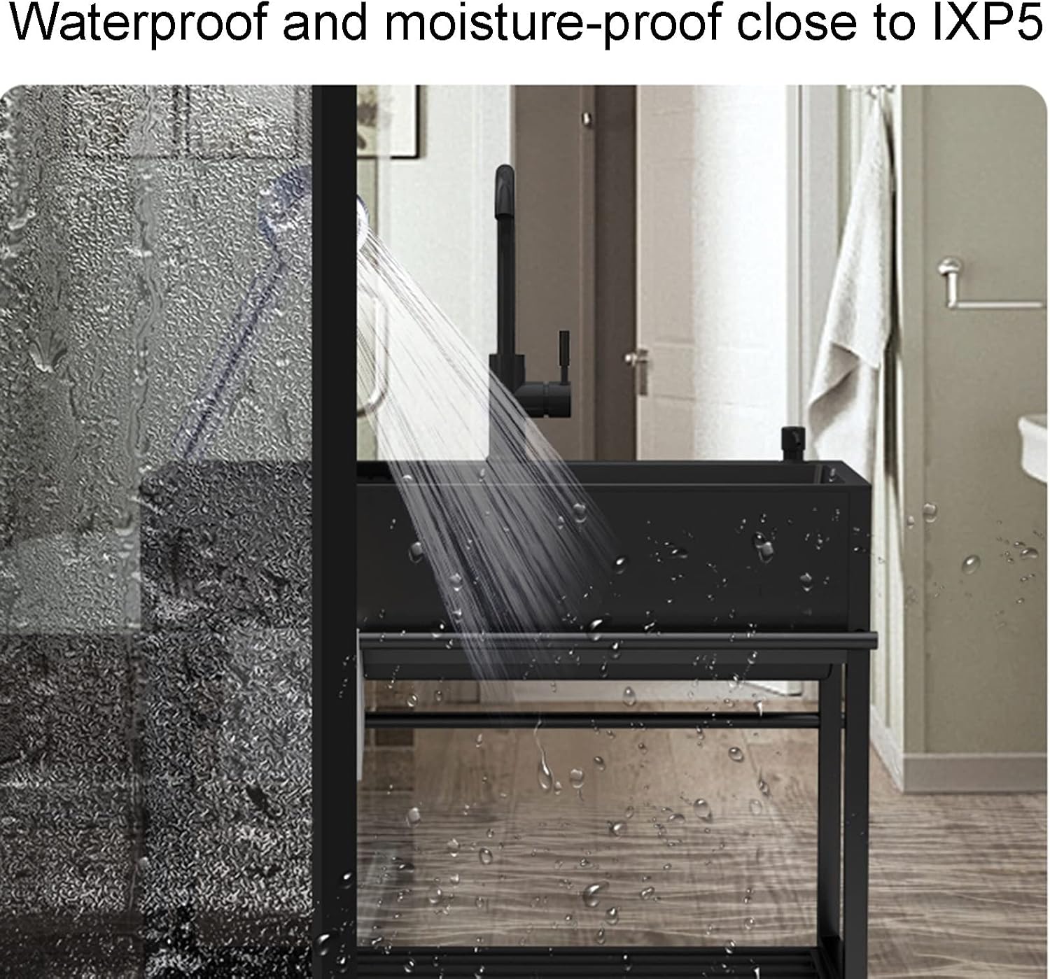 Utility Sink Single Bowl Stainless Steel Commercial Kitchen Sink, Set with Faucet, Storage Rack Indoor Outdoor, for Garage, Dining Room, Kitchen, Laundry (Size : with Faucet) (Without Faucet)