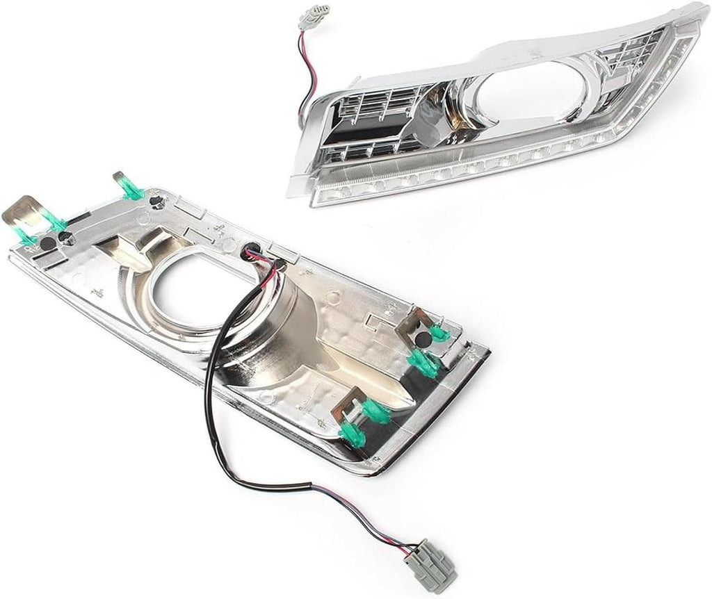 Fog Lights Fog Turn Signals Light Daytime Running Driving Lamp For Cadillac For SRX 2012-2016 Pair Car Blinker Indicators 3 Colors Lighting