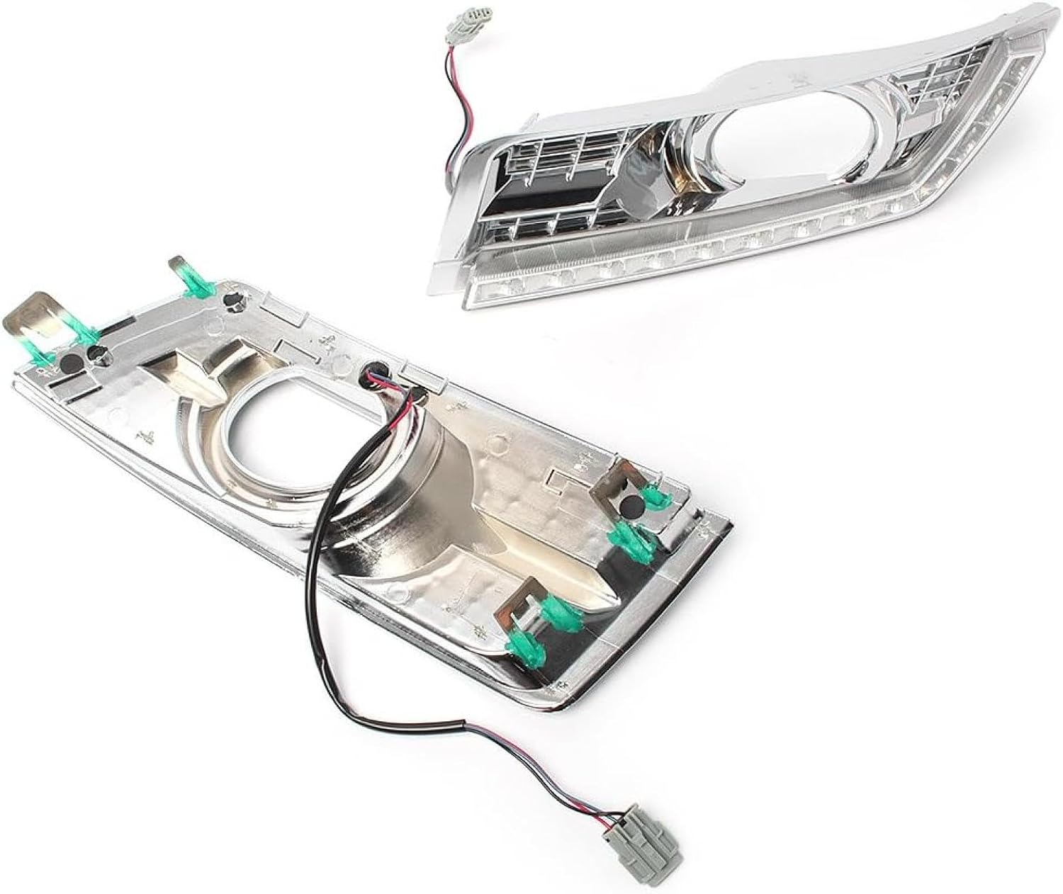 Fog Lights Fog Turn Signals Light Daytime Running Driving Lamp For Cadillac For SRX 2012-2016 Pair Car Blinker Indicators 3 Colors Lighting
