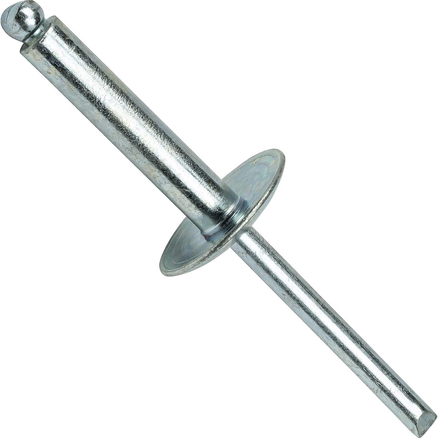 Large Flange Pop Rivets 1/4' x 3/4'All Steel (8-12) Dome Head Quantity 1000 PCS Blind Rivets for DIY Real Men