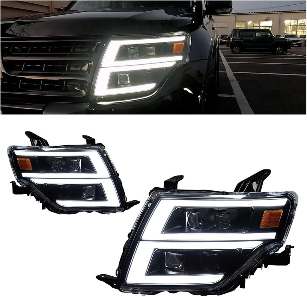 Car Lights Compatible With Pajero V93 V97 Montero 2009-2021 LED Auto Headlight Assembly Upgrade Projector 4 Lens LHD RHD Tool Accessories