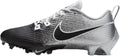 Nike Men's Vapor Edge Speed 360 2 Molded Football Cleats (DA5455-102, White/White/Pure Platinum/Metallic Silver)