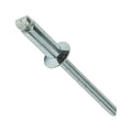 Steel Pop Rivets 1/8' x 3/8' Flat Countersunk Head Blind 4-6 Qty 1000 Durable Fasteners for Construction Automotive Repair Machinery Assembly Improvement Projects