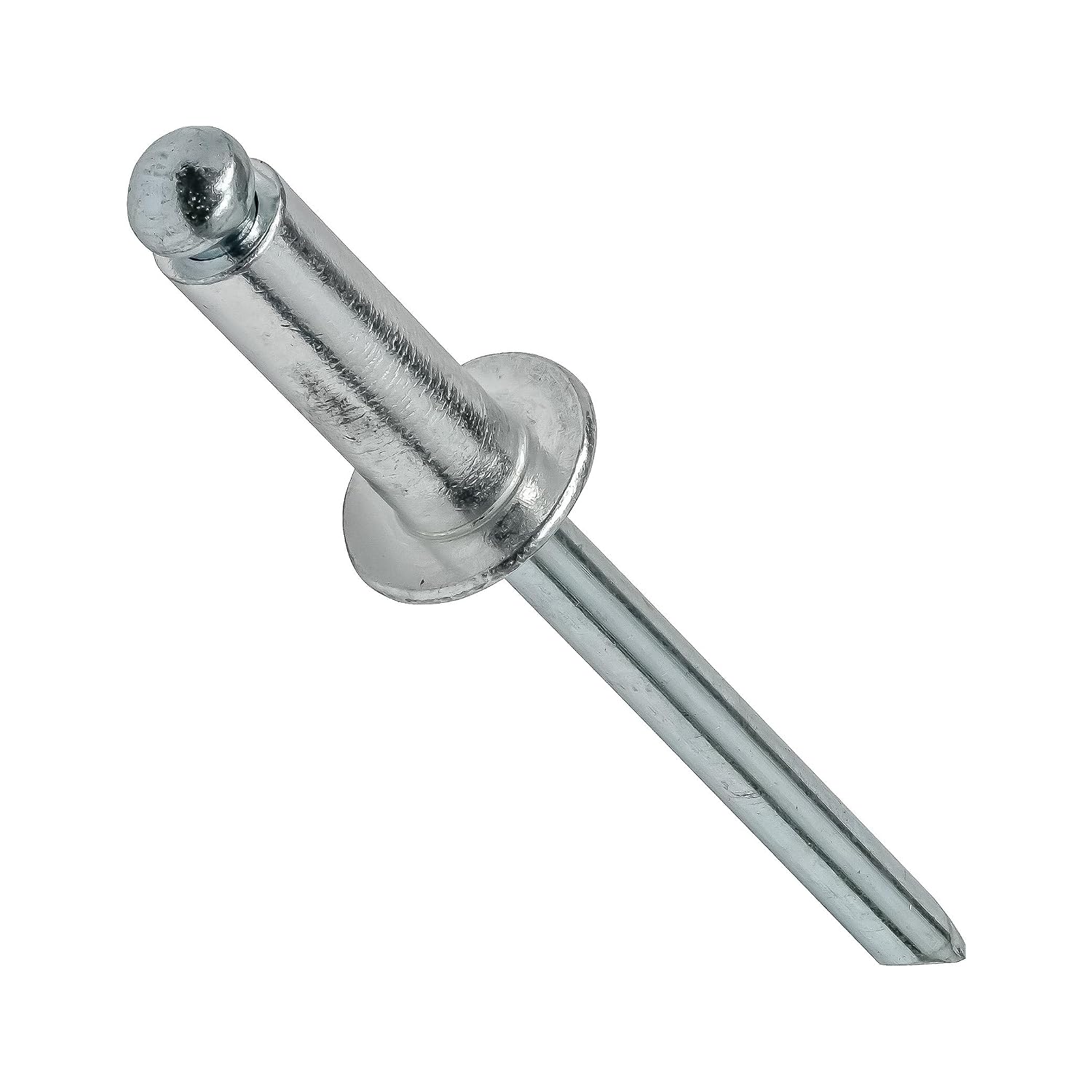 Pop Rivets 1/4' x 1/4' Aluminum Body Steel Mandrel Dome Head Blind Qty 1000 Durable Fasteners for Construction Automotive Repair Machinery Assembly Improvement Projects