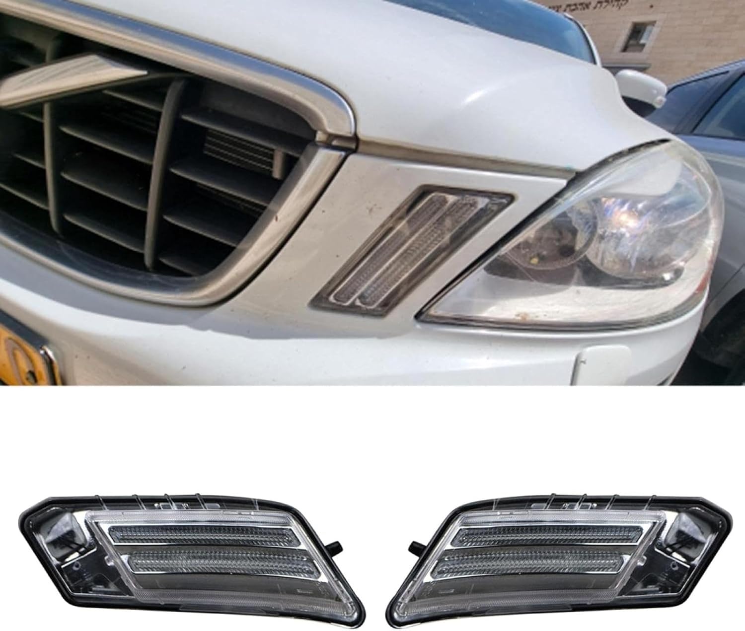 Fog Lights lights 1Pair Car Left Right Parking Light Front Indicator Light For Volvo For XC60 2008-2013 31290874 31290873