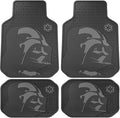 Star Wars Darth Vader with Galactic Empire Logo Car Truck SUV Front & Rear Seat Rubber Floor Mats - 4PC