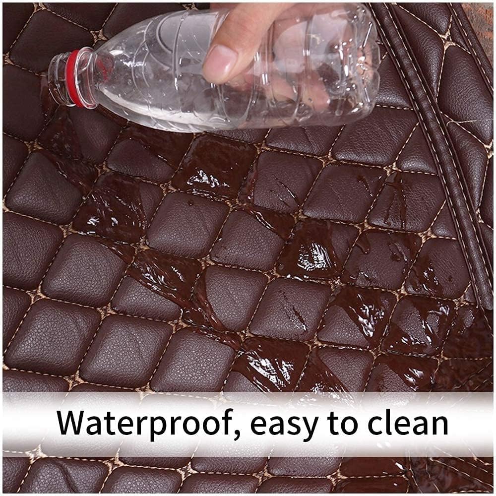 Custom Car Floor Mats Anbuwei Cute All Weather Protection Floor Mats for 96% 2000-2025 Sedan SUV Trucks According to Automotive Model (Blue,A Total of Three Rows)
