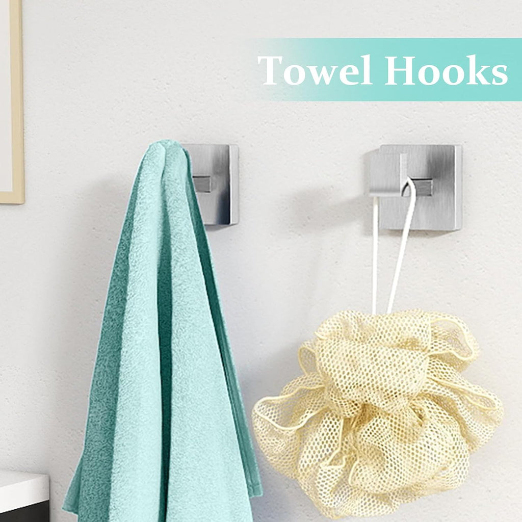 20-Piece Brushed Nickel Bathroom Hardware Set, 24 Inch Bath Towel Bar Set, Stainless Steel Wall Mounted Towel Rack for Bathroom