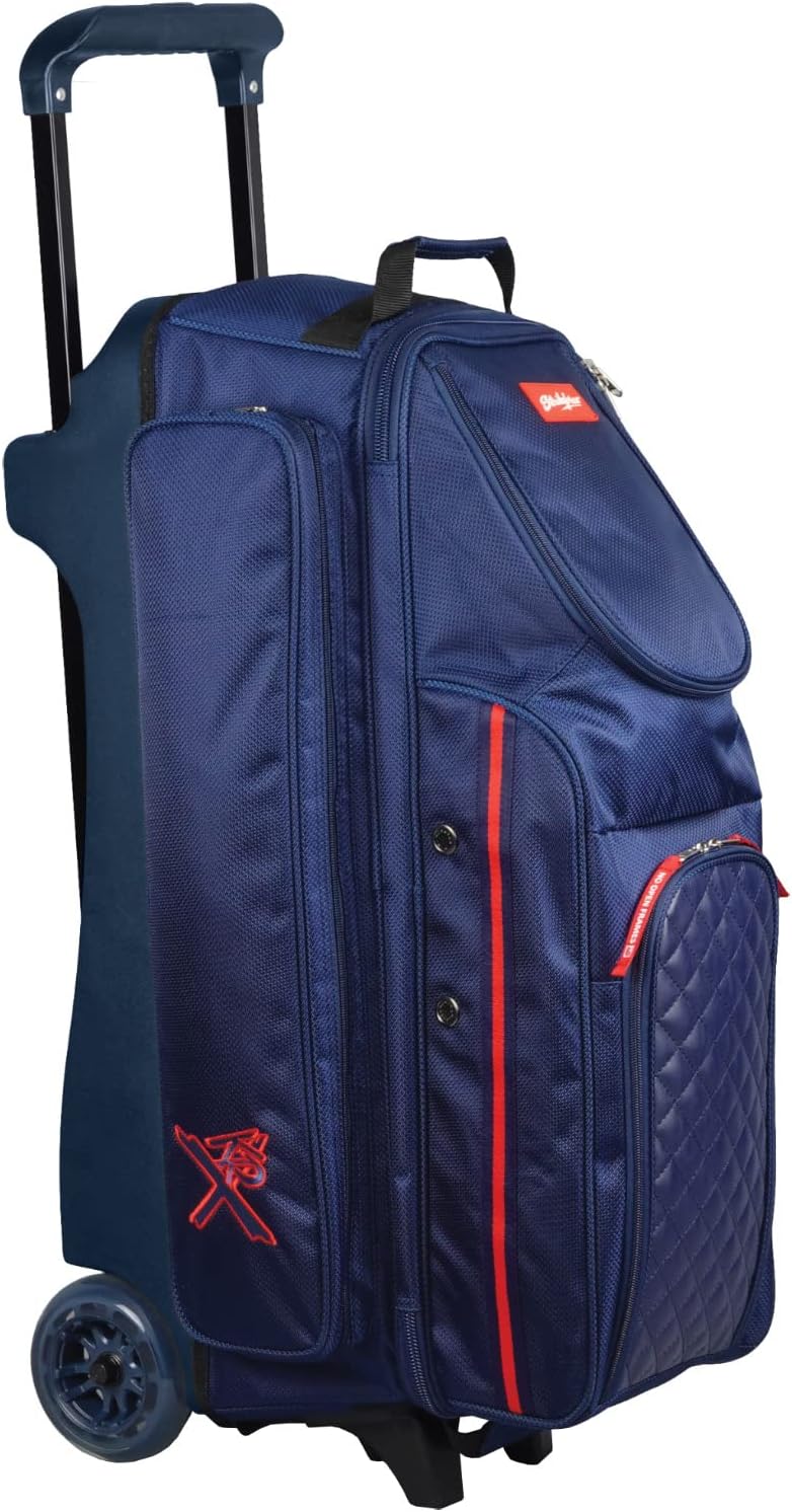 KR Strikeforce Diamond Triple Roller Premium Bowling Bag with 5' Smooth KRuze Wheels