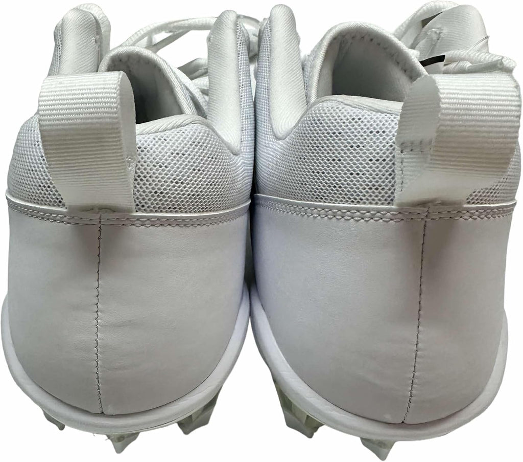 Nike Men's Alpha Menace Pro2 Low Football Cleats Shoes White/Black #CV6477-100 - Size Men's 12.5