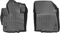 WeatherTech Custom Fit FloorLiners for Mitsubishi Mirage, Mirage G4, Mirage - 1st Row (446001), Black