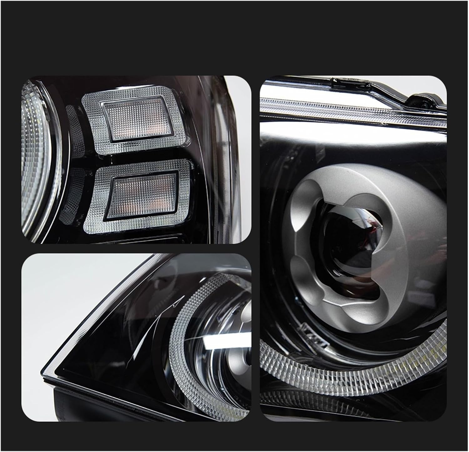 Car Lights Compatible With Patrol Y61 2005-2022 LED Auto Headlights Assembly Upgrade Defender Style Design Bifocal Lens Exterior Accessories