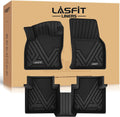 LASFIT Floor Mats for Volkswagen VW Tiguan 2018-2024(Fit 5 Seats), All-Weather Protection TPE 1st & 2nd Row Car Liners for VW Tiguan, Easy to Clean, Black