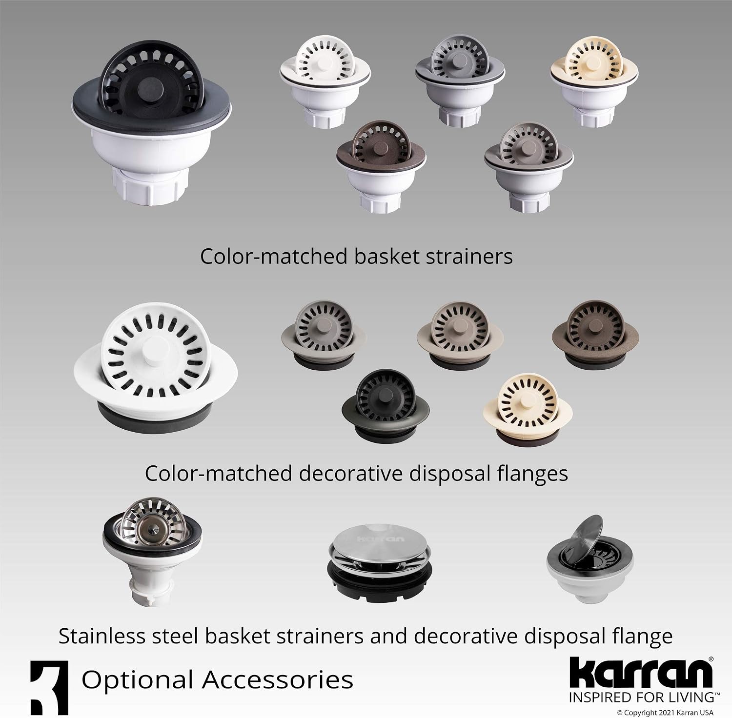 Karran QT-712 Drop-In Quartz Composite 33 in. 1-Hole Single Bowl Kitchen Sink in Concrete