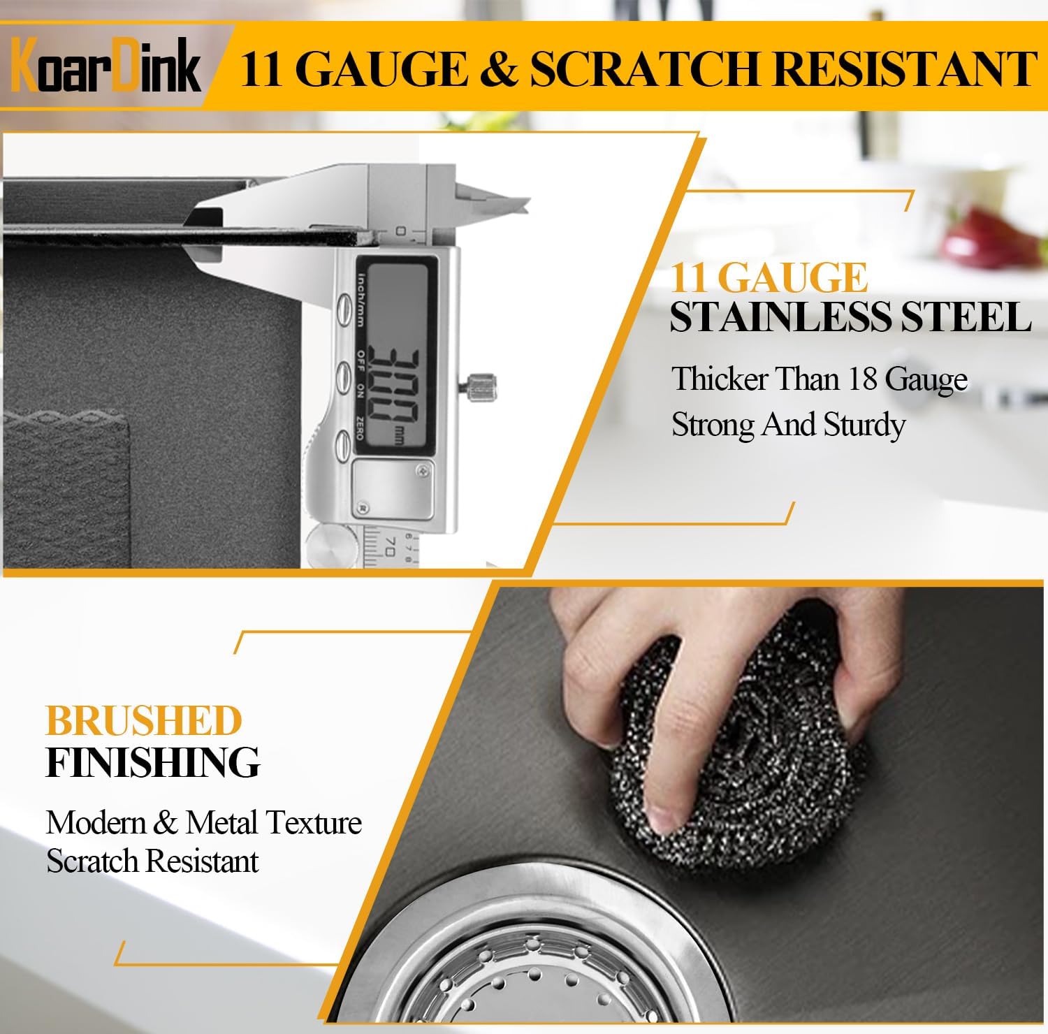 Black Double Bowl Sink - 50/50, 33x22x9-Inch Topmount - Stainless Steel - Drop In - Includes Sink Grid, Soap Dispenser, Drain Strainer