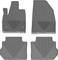 WeatherTech All-Weather Floor Mats for Cadillac XT6, Blazer, Acadia - 1st & 2nd Row (W418GR-W535GR), Grey