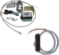 Lokar XCIND-1724 Black Aluminum Cable Operated Vertical LED Dash Indicator Kit for Chrysler 727/904/518 Transmission