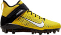 Nike Men's Alpha Menace Pro 2 D Football Cleats - Black/White,7M US