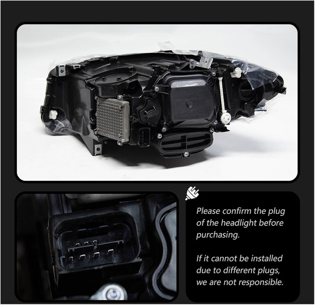 Car Lights Compatible With BMW F10 F18 2011-2017 5 Series 520i 530i LED Auto Headlight Assembly Upgrade High Configure Design Accessories(For 14-17 User)