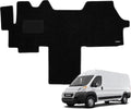 WENNEBIRD Superior Carpet Front Row Floor Mat for 2014-2026 Ram ProMaster (Not for EV & City Models), 0.6-Inch Ultra-Thick, Noise-Reducing, All-Weather Waterproof Anti-Slip – 1-Pc (Black)