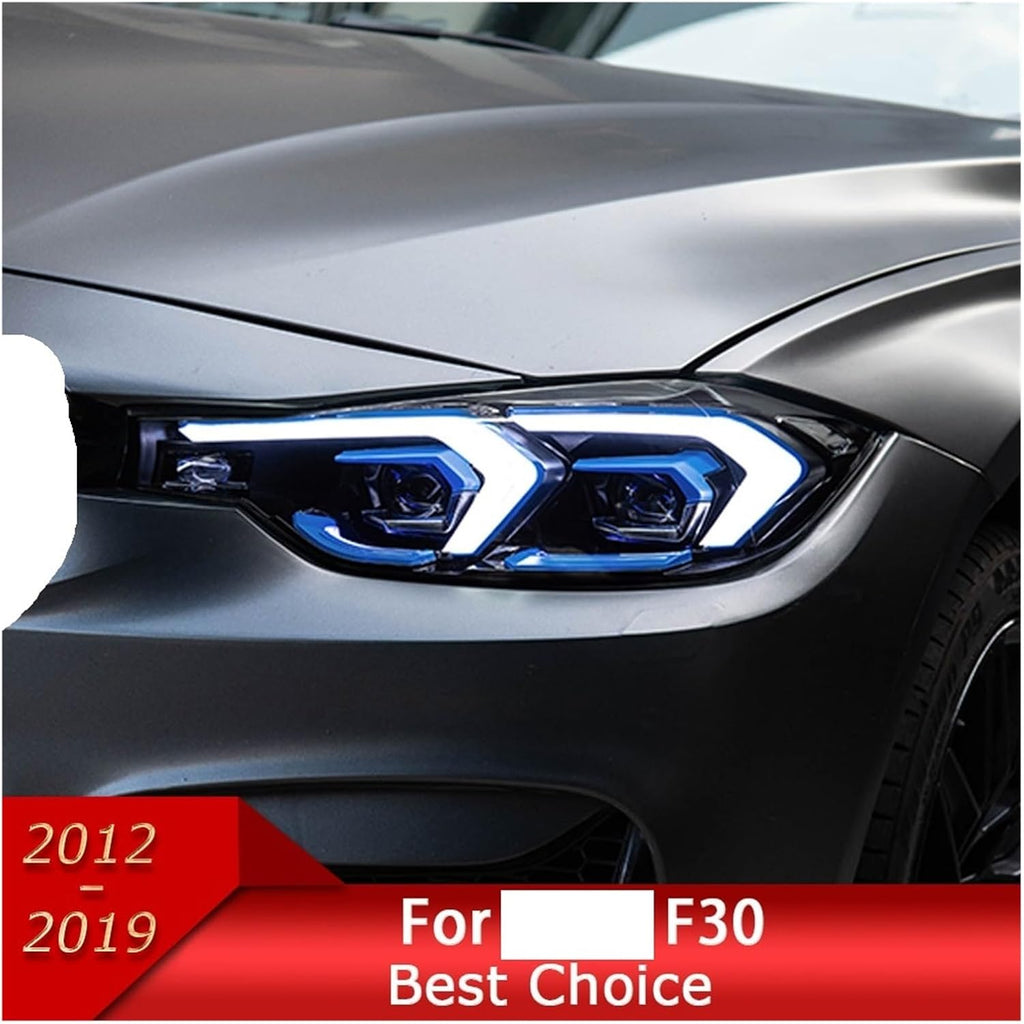 Car Lights Compatible With BMW 2012-2019 F30 LED Headlight F31 Head Lamp 318i 320i 325i 328i 330i 335i DRL Automotive Accessories(Xenon User)