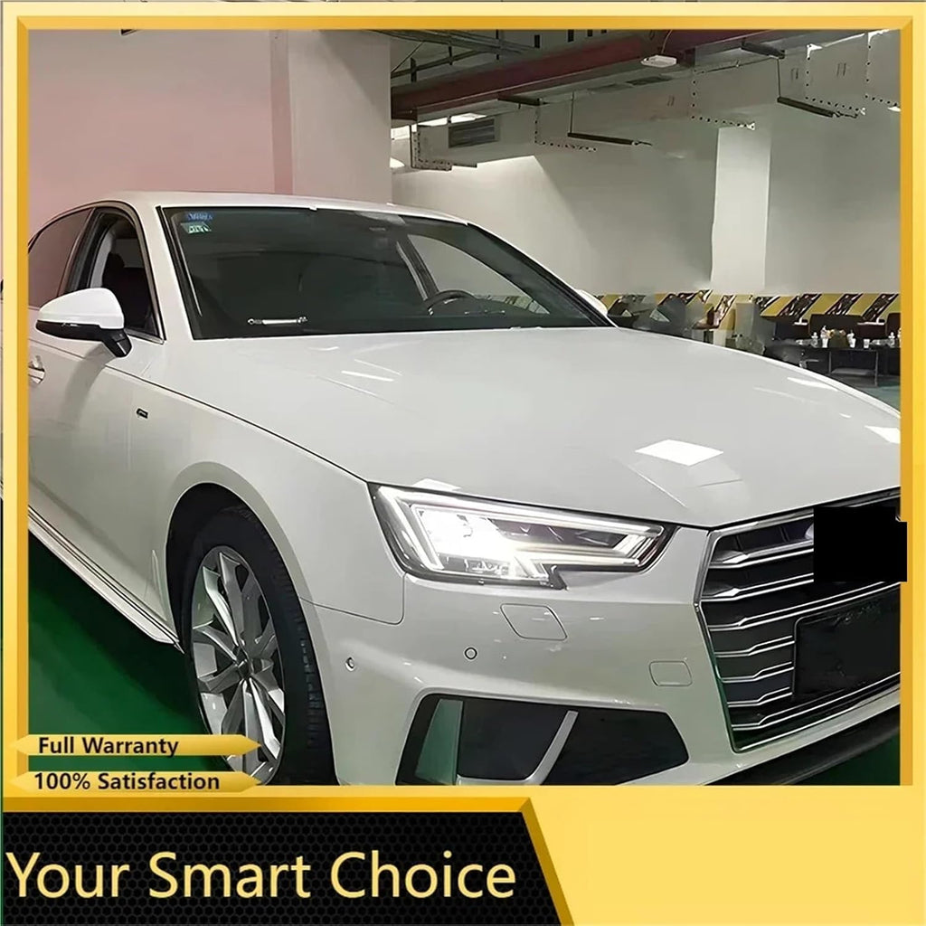 Car Lamps Assembly For Audi A4 A4L RS4 S4 2017-2019 High Configure Design LED Auto Projector Lens Headlight Accessories