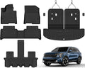 AUXKO All Weather Floor Mats Cargo Mat Rear Back Seat Protector Fits for Kia Sorento Hybrid & PHEV 2021-2025 2026 TPE Liner Sorento Hybrid Accessoires Odorless Anti-Slip Black
