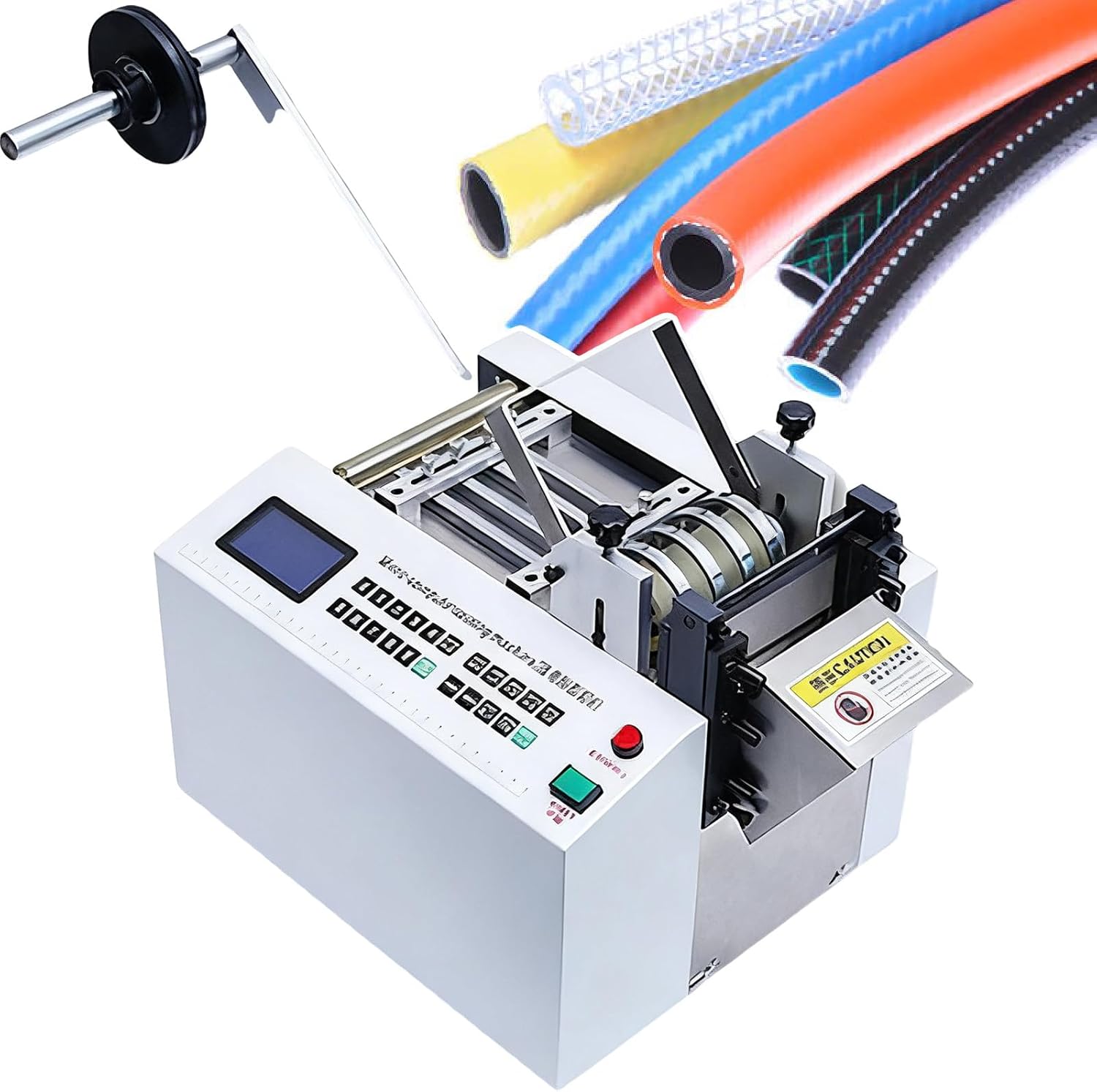 Fully Automatic Heat-Shrink Tube Micro-Computer Cutting Machine/300w Electric Tube Cable Pipe Cutter, Cutting Speed 34 M/Min, Cutting Accuracy 0.1mm, for Sleeve Rubber/Plastic Tube