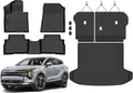 Auxko All Weather Floor Mats Cargo Mat with Backrest Mat for Kia Sportage 2026-2023 Gasoline All Season TPE Accessories Odorless Anti-Slip Floor Liners Trunk Tray with Back Seat Protector