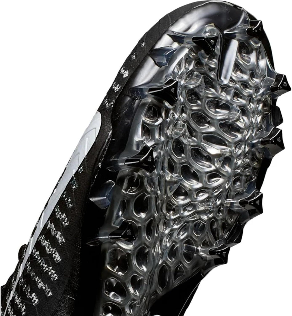 Nike Men's Alpha Menace Pro 2 D Football Cleats - Black/White,7M US
