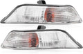 Car Front Bumper Corner Turn Signal Lights For Mustang 2015 2016 2017 Headlights Indicator Lamp With Bulbs Led Side Wing Rearview Mirror