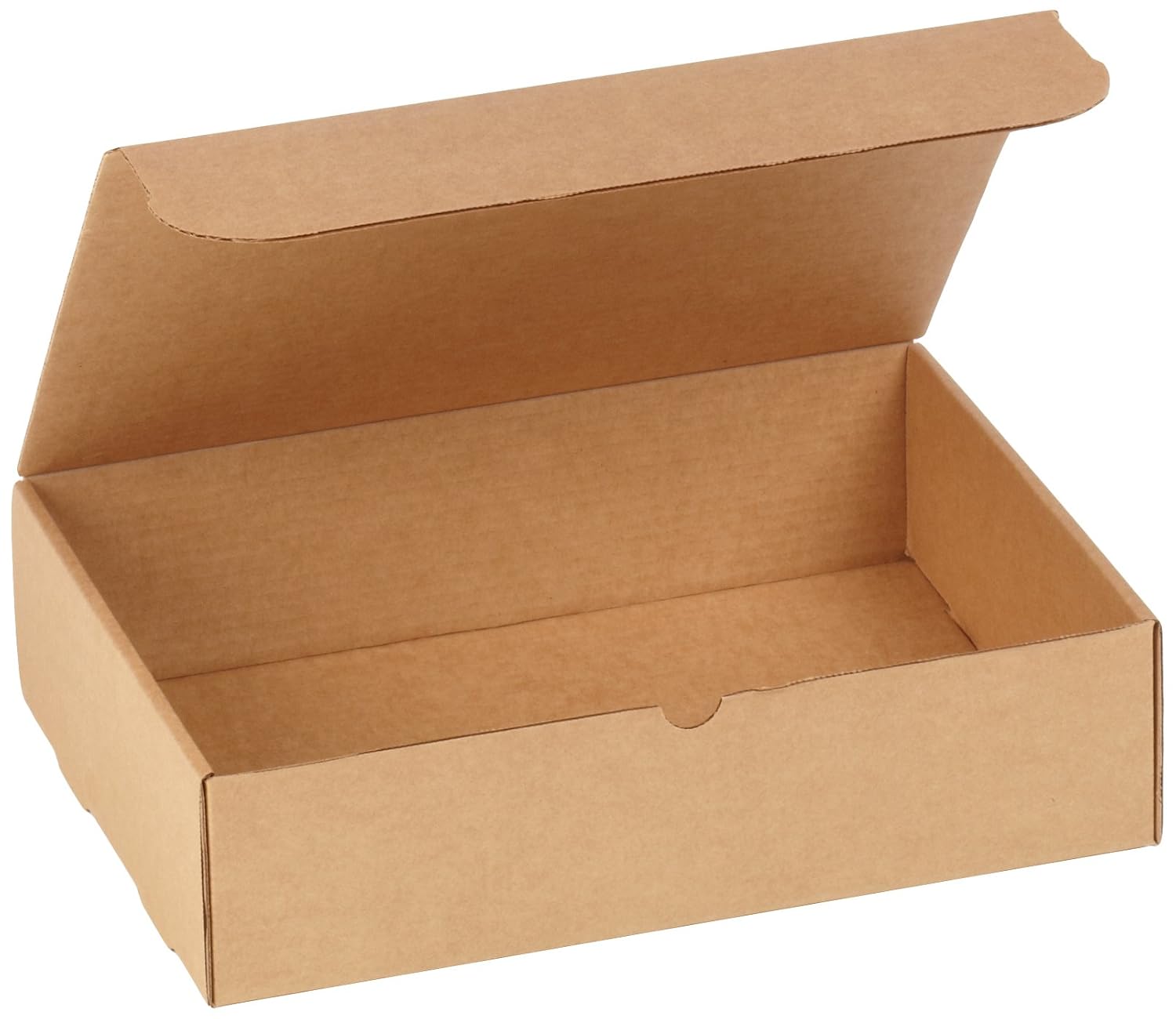 BOX USA Brown Kraft Literature Mailing Boxes, 15 1/8 x 11 1/8 x 4 Inches, Pack of 50, Crush-Proof, for Shipping, Mailing and Storing