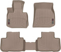 WeatherTech Custom Fit FloorLiners for BMW X3 30e, X3 30i, X3 M - 1st & 2nd Row (451273-1-2), Tan